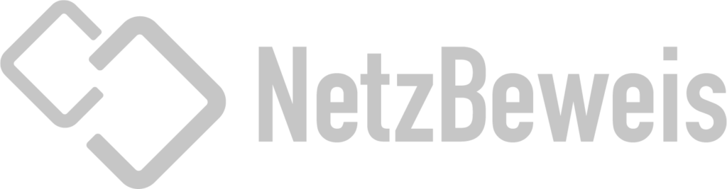NetzBeweis Logo Graustufe