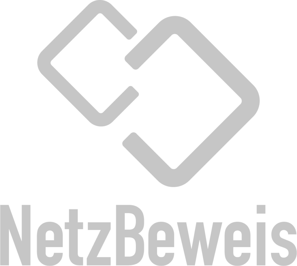 NetzBeweis Logo Graustufe